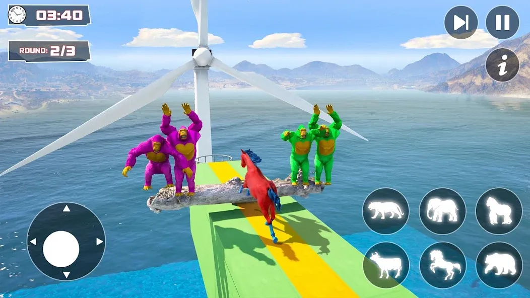 Скачать взломанную GT Animal 3D: Racing Game — Безлимитные деньги и топливо — скриншот 4