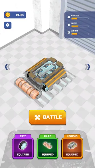 Скачать Scrap Robot Fighting (Мод: Много металлолома и мощное оружие) на Андроид — скриншот 5 Скачать Scrap Robot Fighting (Мод: Много металлолома и мощное оружие) на Андроид — скриншот 5
