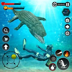 Hungry Animal Crocodile Games на Андроид — Мод Без рекламы и бесконечная энергия