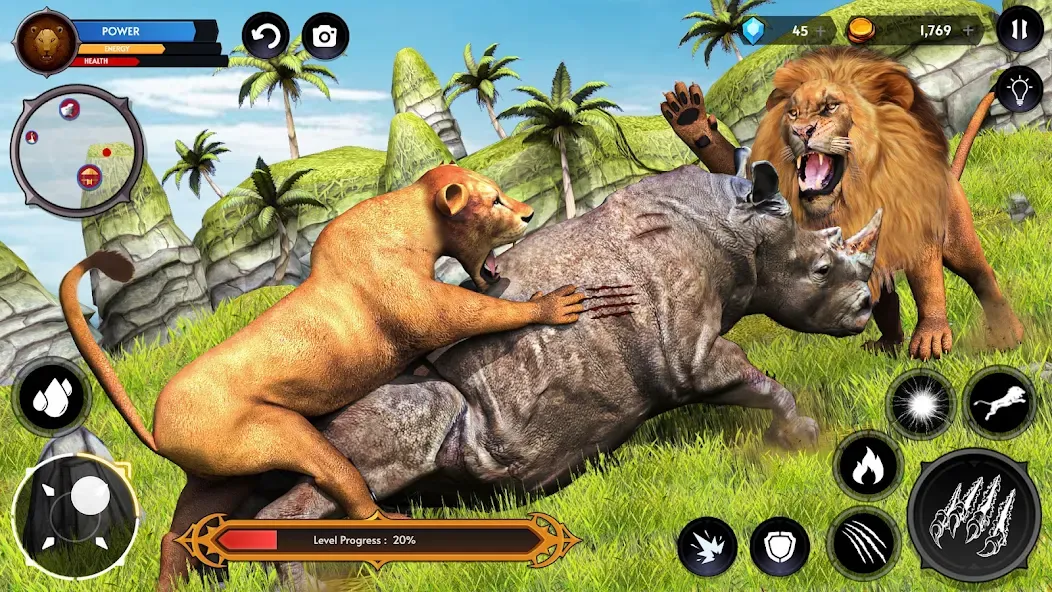 Скачать Lion Simulator Wild Lion Games на Андроид — Безлимитные деньги и мощный лев — скриншот 3 Скачать Lion Simulator Wild Lion Games на Андроид — Безлимитные деньги и мощный лев — скриншот 3