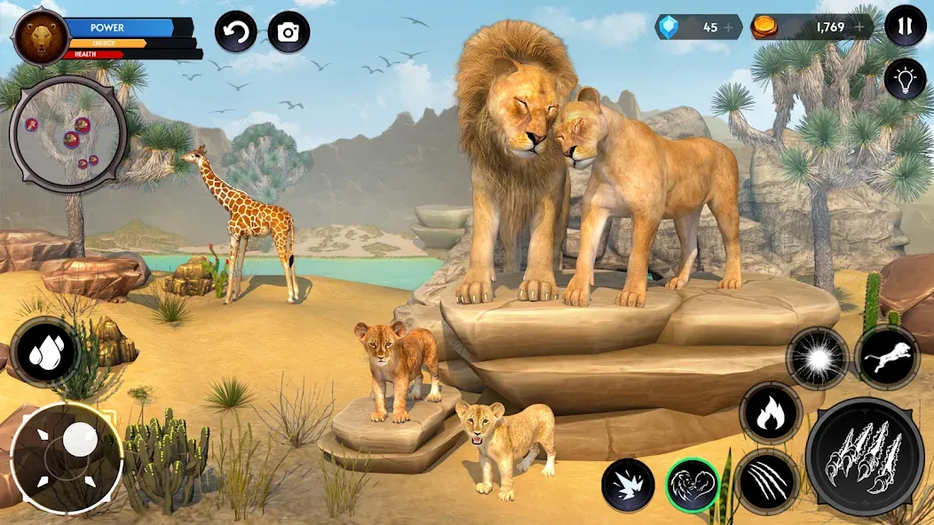 Скачать Lion Simulator Wild Lion Games на Андроид — Безлимитные деньги и мощный лев — скриншот 4 Скачать Lion Simulator Wild Lion Games на Андроид — Безлимитные деньги и мощный лев — скриншот 4