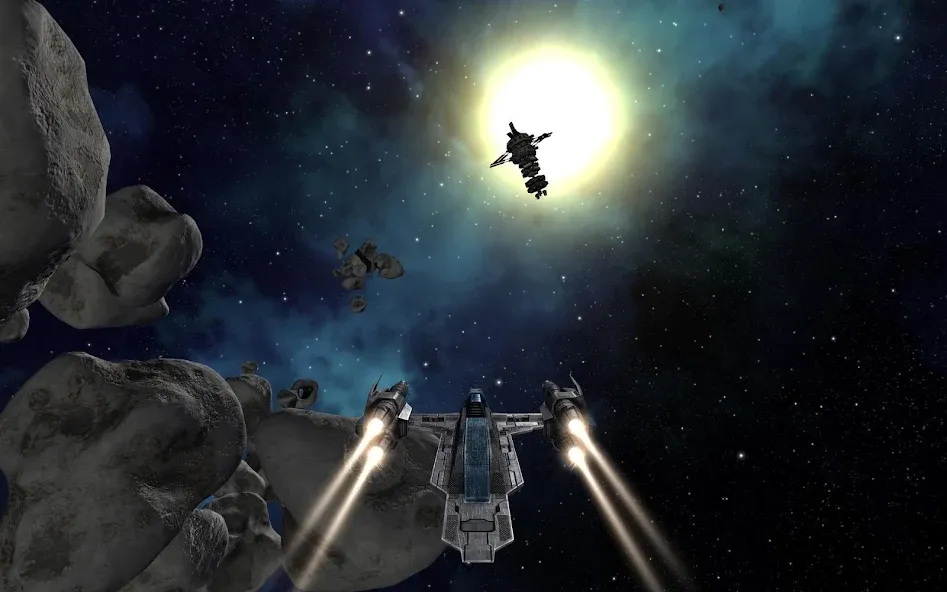 Скачать Vendetta Online (3D Space MMO] с модом — Безлимитные ресурсы и открытые корабли — скриншот 1