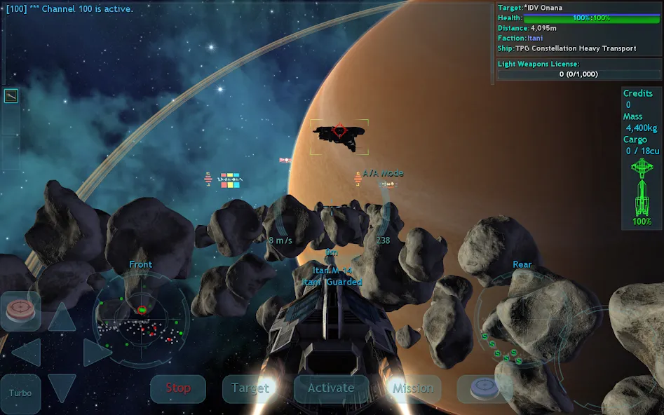 Скачать Vendetta Online (3D Space MMO] с модом — Безлимитные ресурсы и открытые корабли — скриншот 3