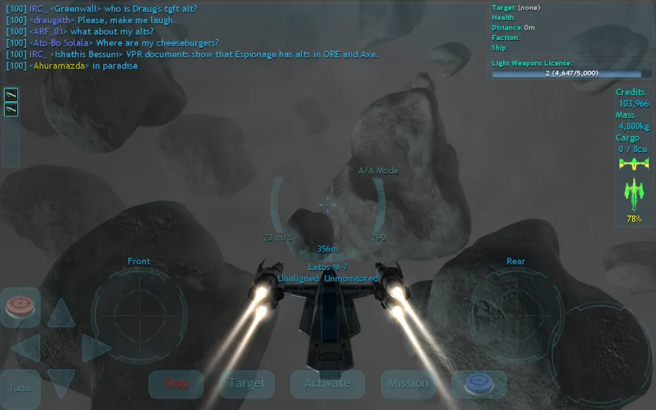 Скачать Vendetta Online (3D Space MMO] с модом — Безлимитные ресурсы и открытые корабли — скриншот 5