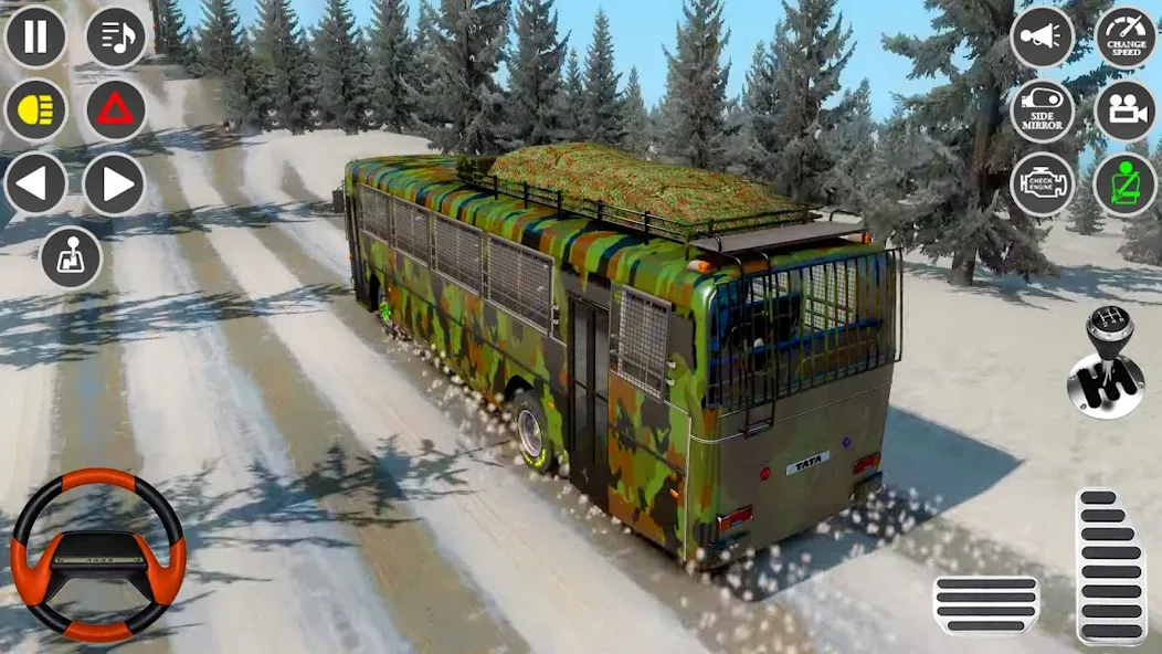 Скачать US Military Coach Simulator 3D — Последняя версия (Безлимитные деньги и топливо) — скриншот 2