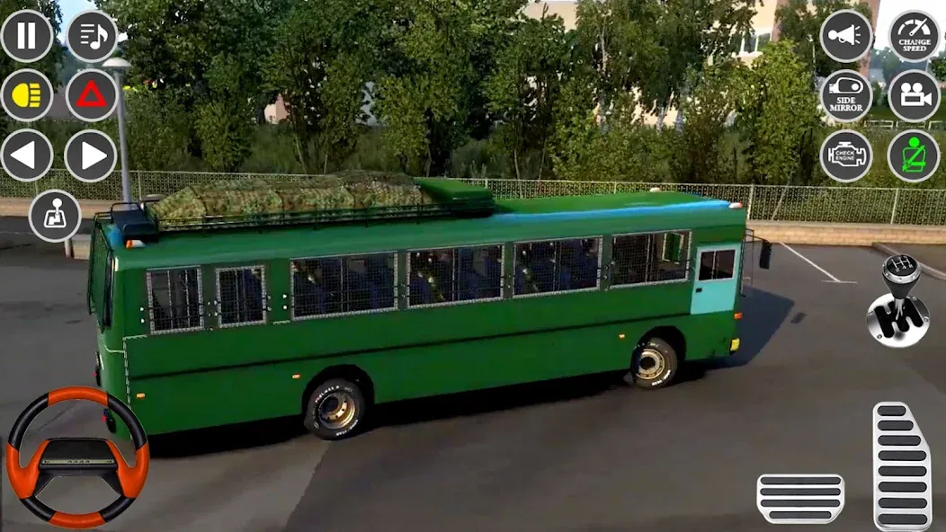 Скачать US Military Coach Simulator 3D — Последняя версия (Безлимитные деньги и топливо) — скриншот 4