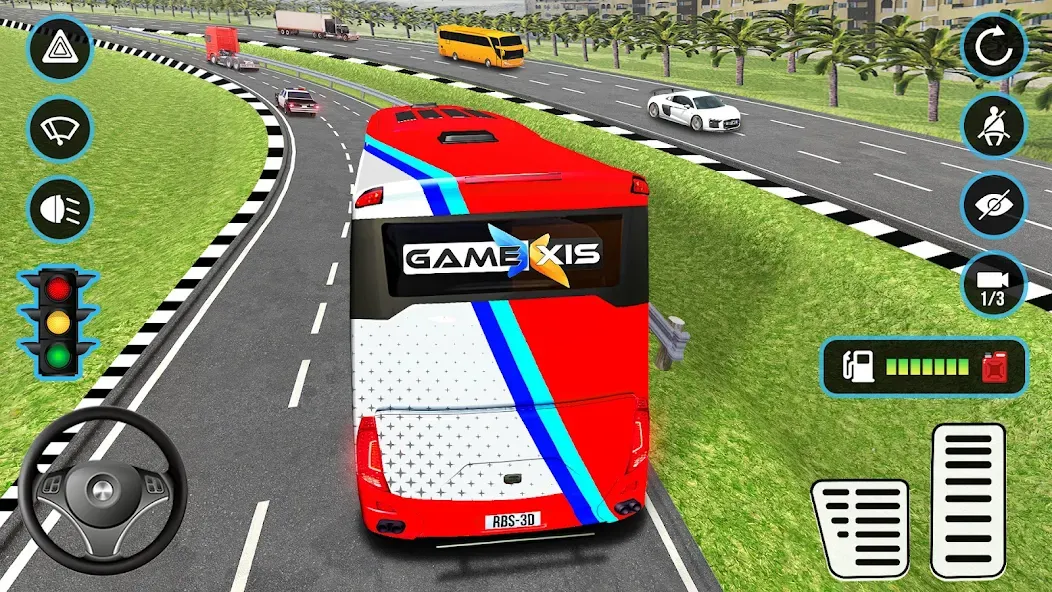Скачать Real Bus Simulator: WW BusTour на Android — Безлимитные деньги и топливо — скриншот 1