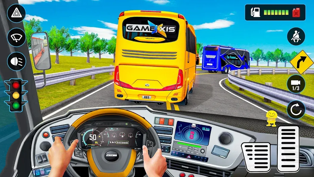 Скачать Real Bus Simulator: WW BusTour на Android — Безлимитные деньги и топливо — скриншот 3