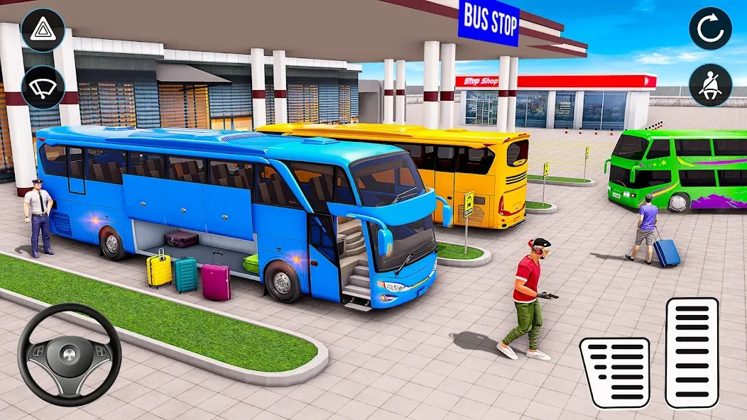 Скачать Real Bus Simulator: WW BusTour на Android — Безлимитные деньги и топливо — скриншот 5