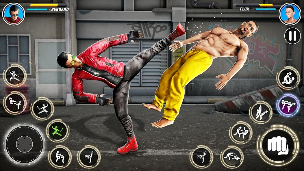 Скачать Kung Fu karate: Fighting Games на телефон — Безлимитные деньги и энергия — скриншот 1 Скачать Kung Fu karate: Fighting Games на телефон — Безлимитные деньги и энергия — скриншот 1