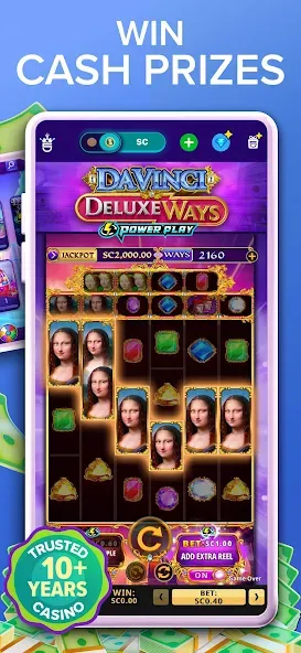 Скачать High 5 Casino: Real Slot Games на телефон — Безлимитные монеты и бесплатные вращения — скриншот 2
