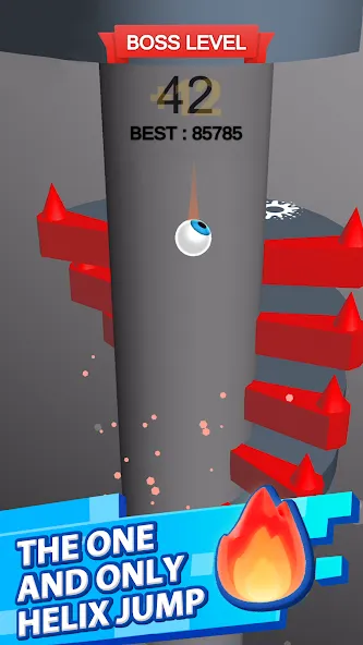 Скачать Helix Jump на Android — Без рекламы и бесконечные жизни — скриншот 1