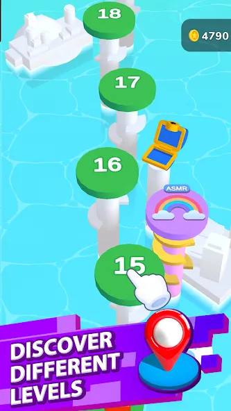 Скачать Helix Jump на Android — Без рекламы и бесконечные жизни — скриншот 3