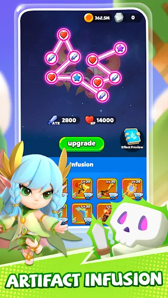PunBall MOD APK на Android — Безлимитные жизни и усиленный урон — скриншот 2