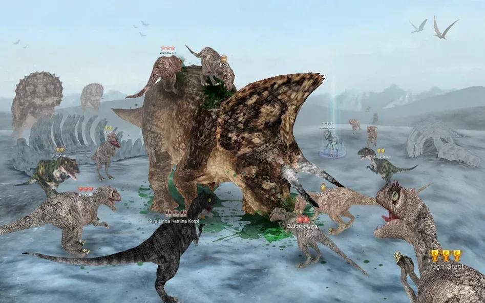Dinos Online — Мод: Много денег и усиленные динозавры — скриншот 4