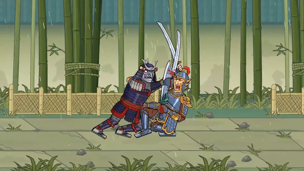 Скачать Crazy Samurai MOD APK — Безлимитные монеты и усиленный самурай — скриншот 2