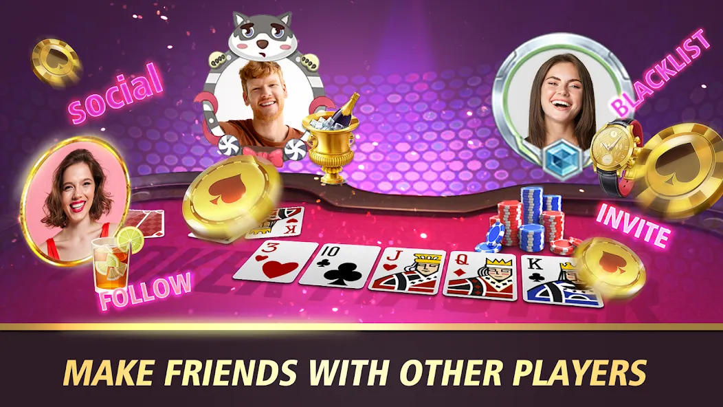 Скачать Poker Master Texas Holdem 2024 — Модификация Безлимитные фишки и всё открыто — скриншот 1 Скачать Poker Master Texas Holdem 2024 — Модификация Безлимитные фишки и всё открыто — скриншот 1