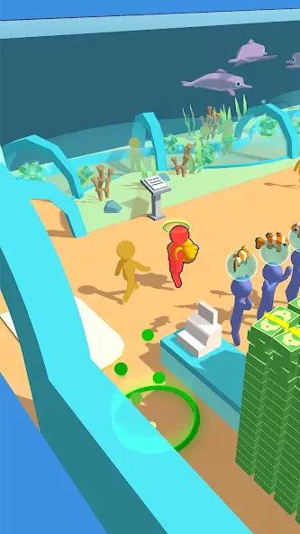 Aquarium Land - Fishbowl World Mod APK Безлимитные деньги и редкие рыбки — Скачать на Андроид — скриншот 1