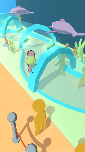 Aquarium Land - Fishbowl World Mod APK Безлимитные деньги и редкие рыбки — Скачать на Андроид — скриншот 3