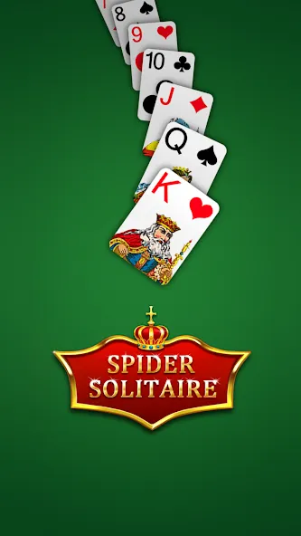 Spider Solitaire MOD APK на Android — Без рекламы и все масти открыты — скриншот 3