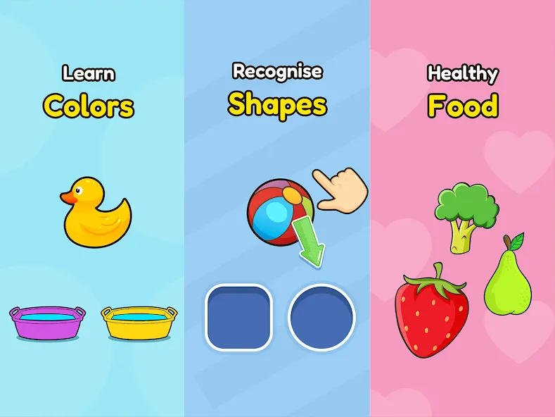 Скачать Bebi: Baby Games for 2-4y kids (Мод: Все игры и уровни разблокированы) на Андроид — скриншот 1
