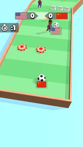 Soccer Dash (Мод Безлимитные монеты и энергия) — скриншот 2