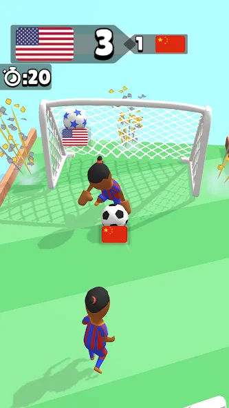 Soccer Dash (Мод Безлимитные монеты и энергия) — скриншот 3