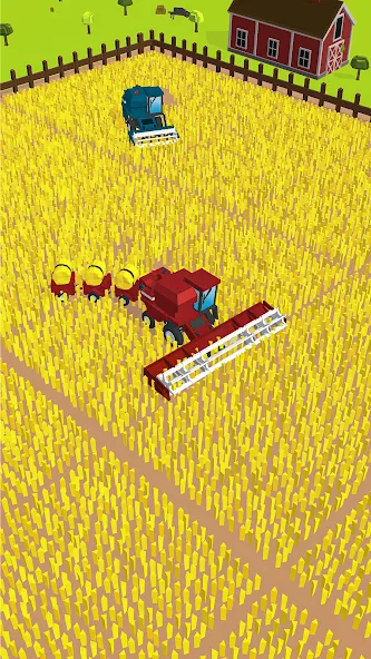 Скачать Harvest.io – 3D Farming Arcade — Последняя версия (Безлимитные ресурсы и открыты все поля) — скриншот 2