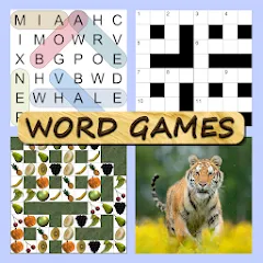 Скачать Word Games (Мод: Безлимитные подсказки и открыты все уровни) на Андроид