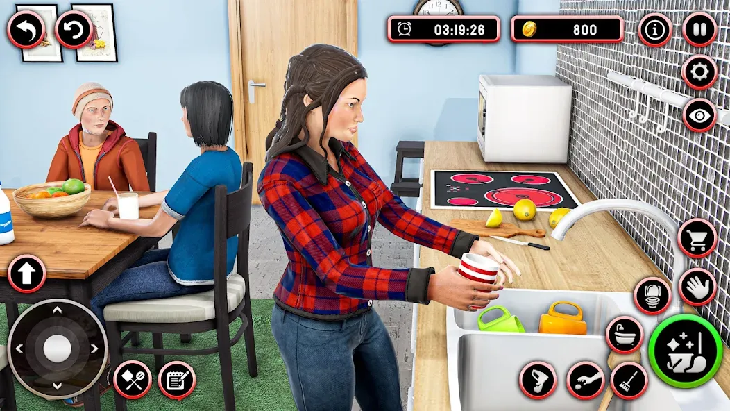 Скачать Mom Simulator & Mom Games — Последняя версия (Безлимитные деньги и всё открыто) — скриншот 1