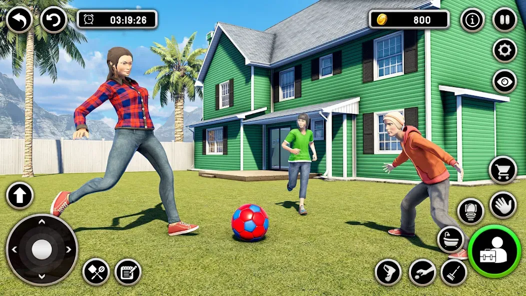 Скачать Mom Simulator & Mom Games — Последняя версия (Безлимитные деньги и всё открыто) — скриншот 4