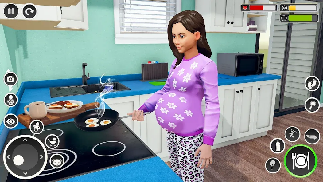 Pregnant Mom Simulator Games Mod APK Безлимитные деньги и все уровни открыты — Скачать на Андроид — скриншот 1