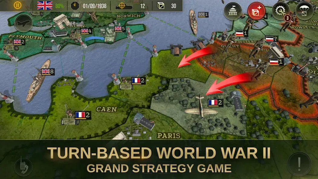 Скачать Strategy&Tactics 2: WWII — Модификация Безлимитные ресурсы и открыты все кампании — скриншот 1 Скачать Strategy&Tactics 2: WWII — Модификация Безлимитные ресурсы и открыты все кампании — скриншот 1