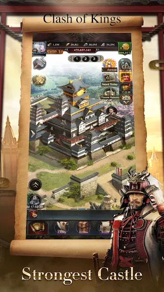 Clash of Kings — Мод: Безлимитные ресурсы и ускоренное строительство — скриншот 3
