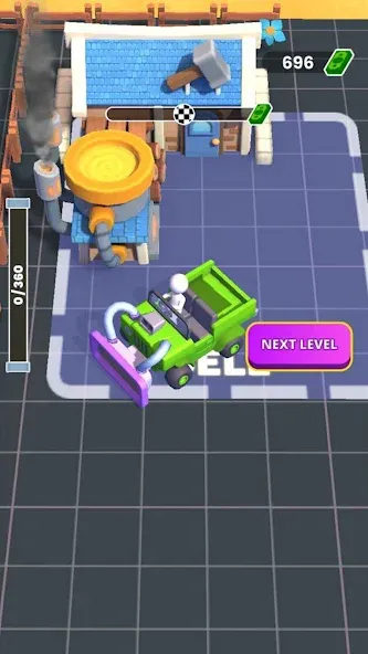 Скачать Sand Miner: Idle Mining Game — Модификация Безлимитные деньги и ресурсы — скриншот 1