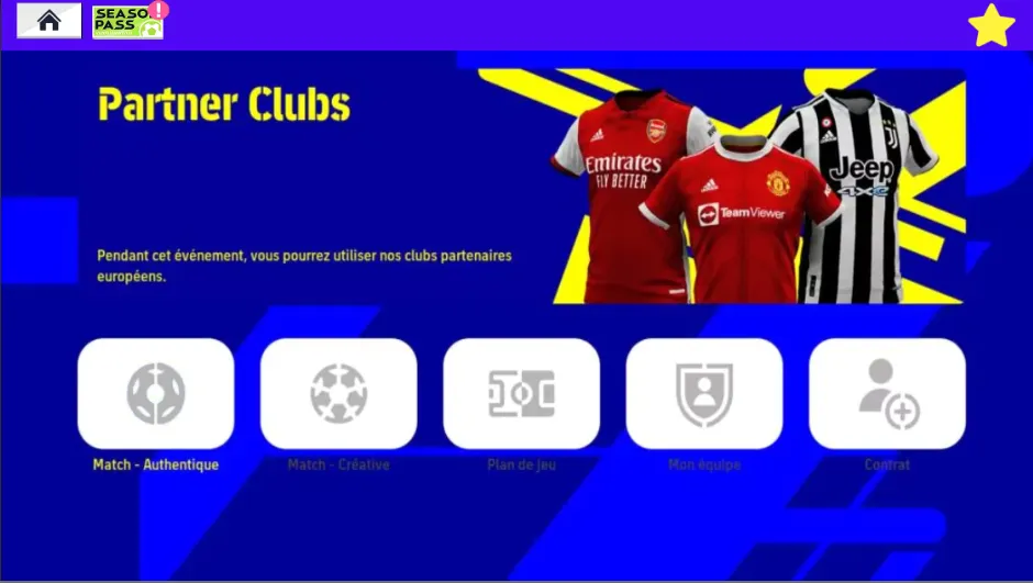 PESfOOTBALL MOBILE 2023 — Взломанная версия (Улучшенная графика и новые команды) — скриншот 1