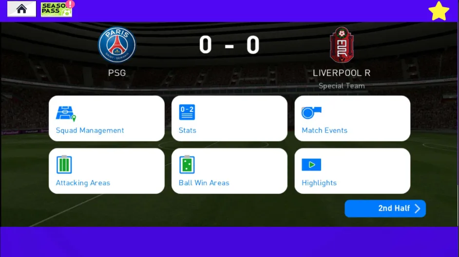 PESfOOTBALL MOBILE 2023 — Взломанная версия (Улучшенная графика и новые команды) — скриншот 2