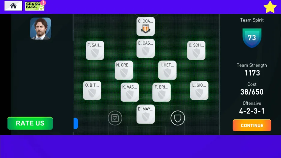 PESfOOTBALL MOBILE 2023 — Взломанная версия (Улучшенная графика и новые команды) — скриншот 3