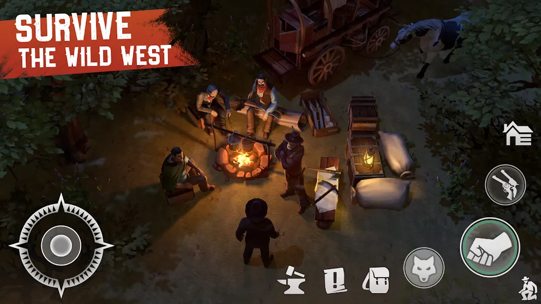 Скачать Westland Survival: Cowboy Game на Андроид — Безлимитные ресурсы и патроны — скриншот 3 Скачать Westland Survival: Cowboy Game на Андроид — Безлимитные ресурсы и патроны — скриншот 3