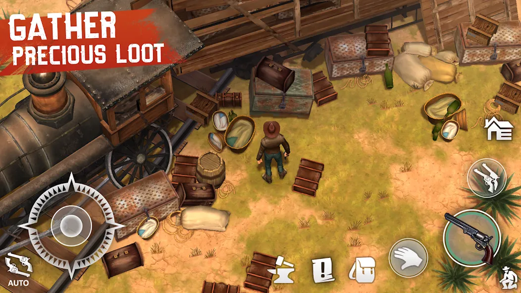 Скачать Westland Survival: Cowboy Game на Андроид — Безлимитные ресурсы и патроны — скриншот 4 Скачать Westland Survival: Cowboy Game на Андроид — Безлимитные ресурсы и патроны — скриншот 4