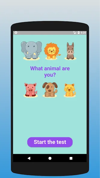 Скачать What animal are you? Test на телефон — Все животные разблокированы — скриншот 1