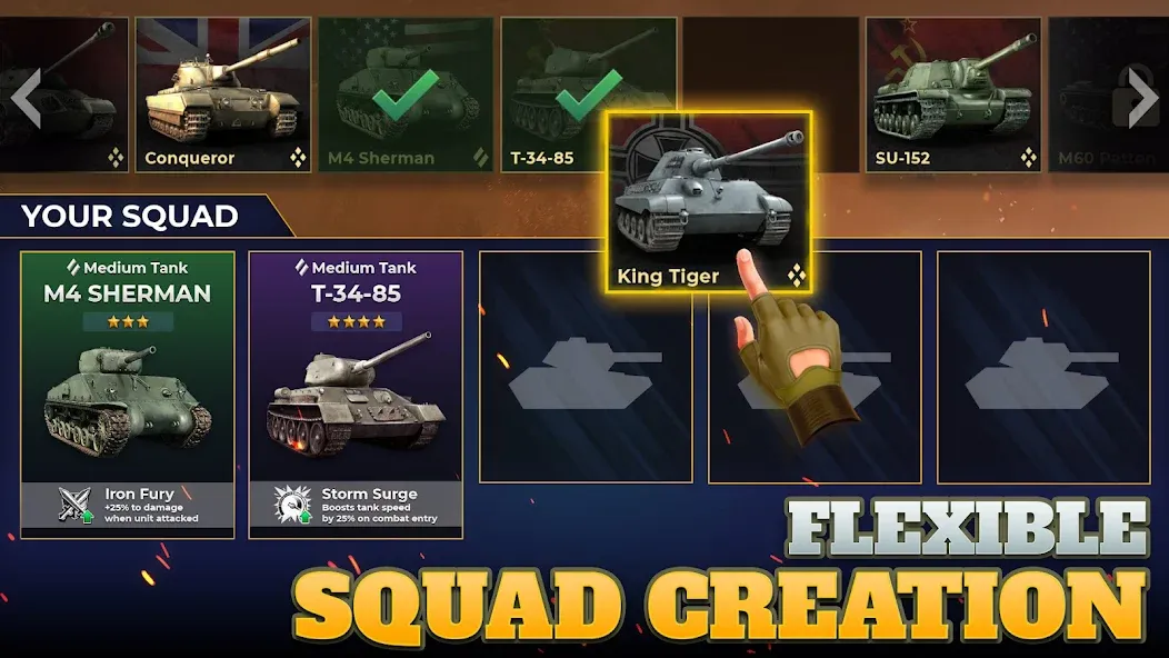 Взломанная Tanks Charge: Online PvP Arena на Андроид — Безлимитные деньги и усиленная броня — скриншот 4