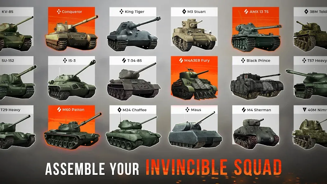 Скачать Armor Age: WW2 tank strategy на Android — Безлимитные деньги и открыты все уровни — скриншот 2
