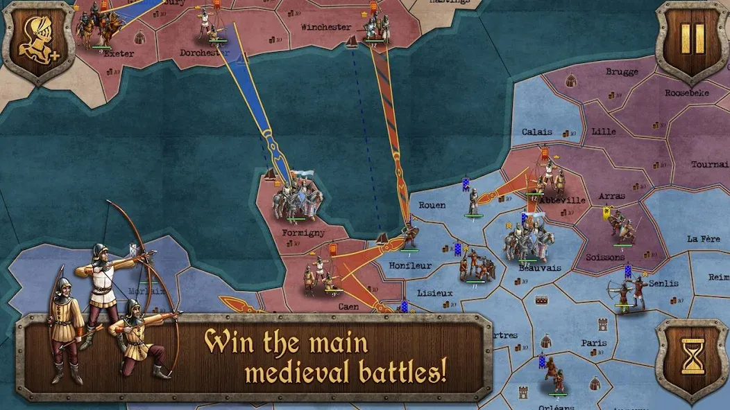Взлом S&T: Medieval Wars — Безлимитные ресурсы и открытые юниты — скриншот 1