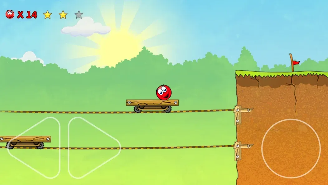 Red Ball 3: Jump for Love! Bou на Андроид — Безлимитные жизни и открыты все уровни — скриншот 1 Red Ball 3: Jump for Love! Bou на Андроид — Безлимитные жизни и открыты все уровни — скриншот 1