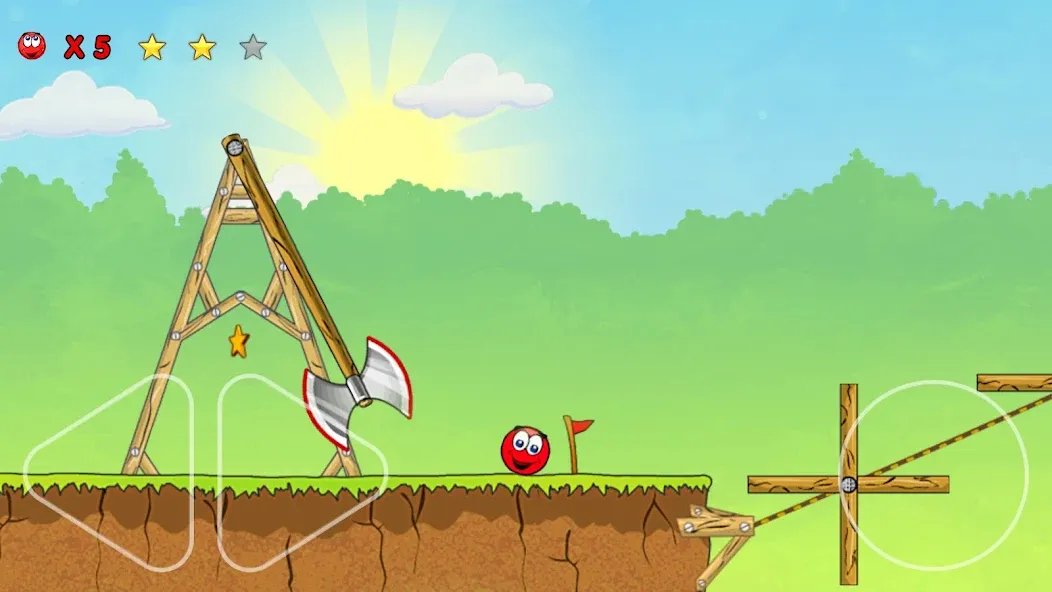 Red Ball 3: Jump for Love! Bou на Андроид — Безлимитные жизни и открыты все уровни — скриншот 4 Red Ball 3: Jump for Love! Bou на Андроид — Безлимитные жизни и открыты все уровни — скриншот 4