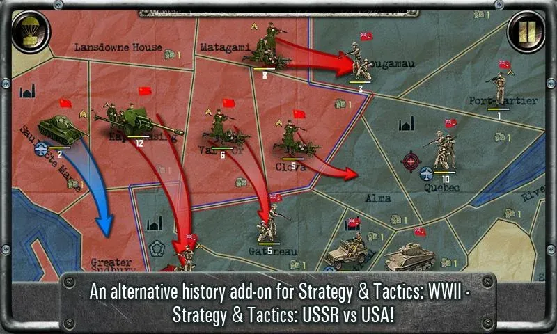 Strategy & Tactics-USSR vs USA — Взломанная версия (Безлимитные деньги и открыты все уровни) — скриншот 1 Strategy & Tactics-USSR vs USA — Взломанная версия (Безлимитные деньги и открыты все уровни) — скриншот 1
