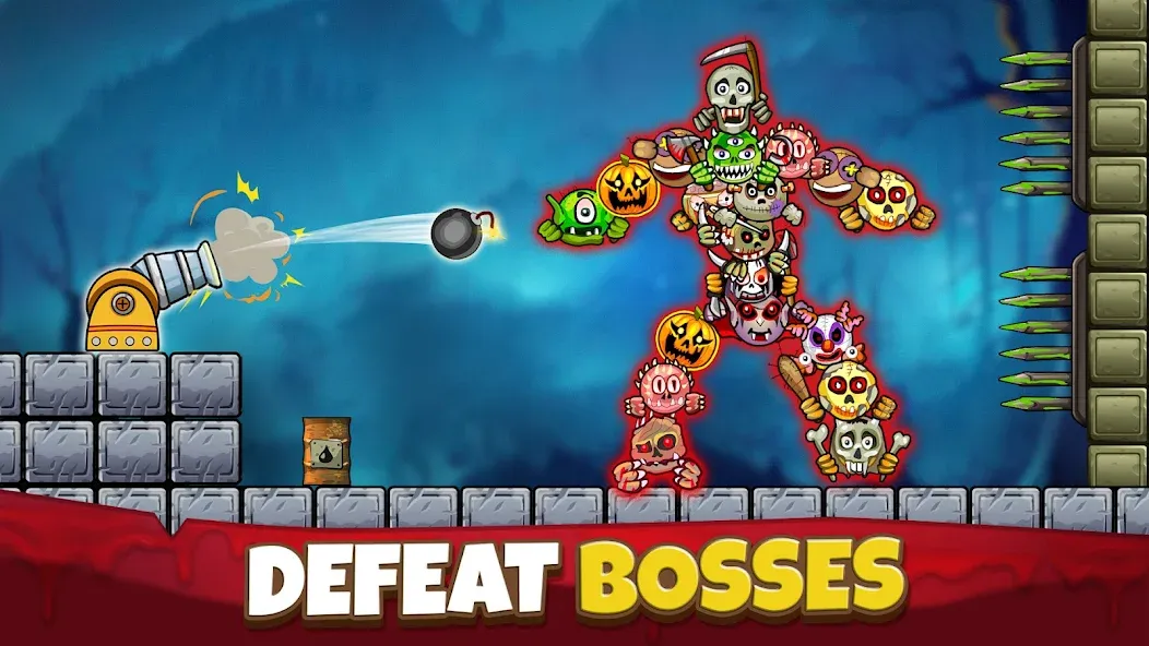 Скачать Crush the Monsters：Foul Puzzle на Андроид — Безлимитные деньги и все уровни — скриншот 3