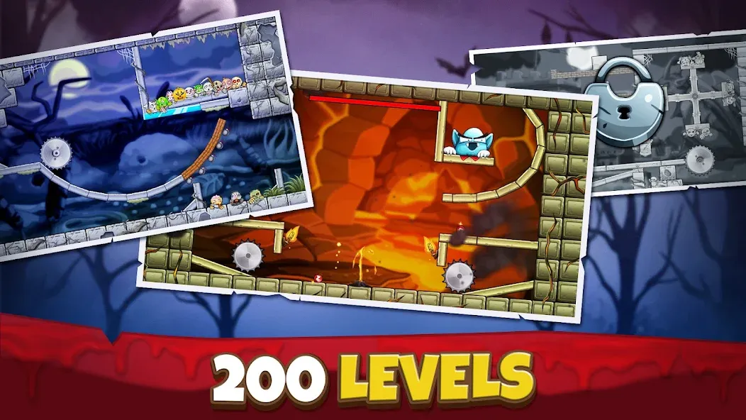 Скачать Crush the Monsters：Foul Puzzle на Андроид — Безлимитные деньги и все уровни — скриншот 4