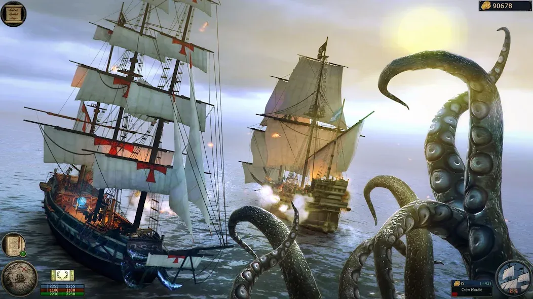 Взломанная Pirates Flag-Open-world RPG на Андроид — Безлимитные деньги и ресурсы — скриншот 1 Взломанная Pirates Flag-Open-world RPG на Андроид — Безлимитные деньги и ресурсы — скриншот 1